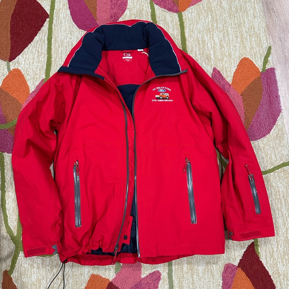 Cutter & Buck Navy and Red Jacket